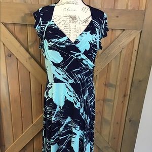 NEW! leota Maxi Dress Size X Large Flutter Sleeve